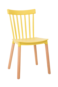 Cadeira Design Retrô - Amarela